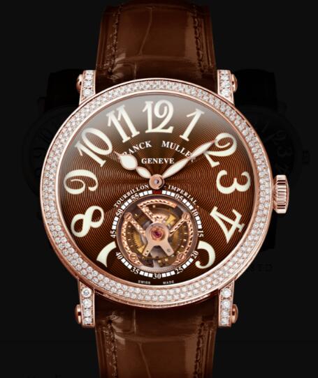 Review Franck Muller Round Men Tourbillon Replica Watch for Sale Cheap Price 7008 T D 5N
